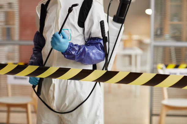 Professional Sewage Cleanup technician working in Fowlerton, IN